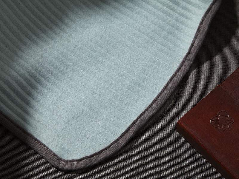 Fleecedecke Stola in Cord-Optik | 100x150, aqua Fleecedecke Stola in Cord-Optik | 100x150, aqua