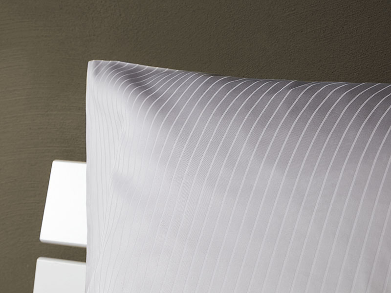 Satinstreifen-Bettwäsche Elisa farbig | 80x40, sekt Satinstreifen-Bettwäsche Elisa farbig | 80x40, sekt